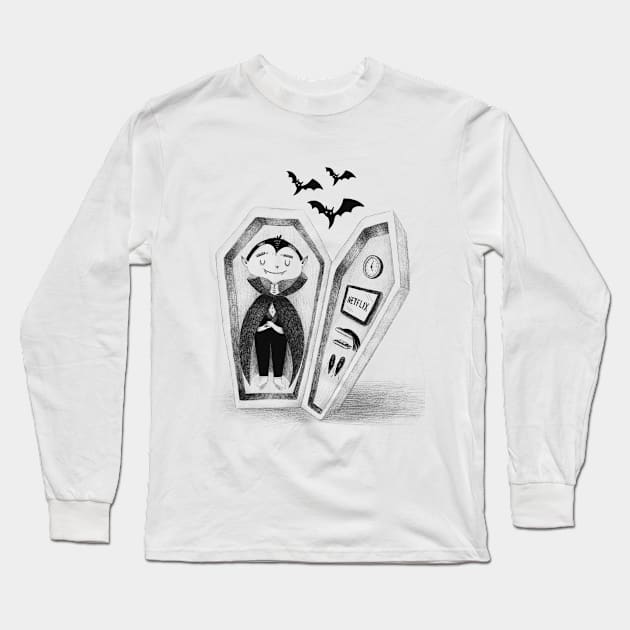 Sweet Dreams Long Sleeve T-Shirt by Gummy Illustrations